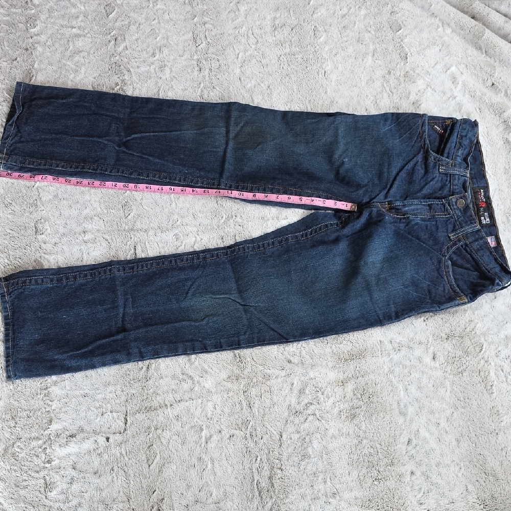 Ariat Men’s Relaxed Boot Dark Blue Denim Jeans - Picture 4 of 16